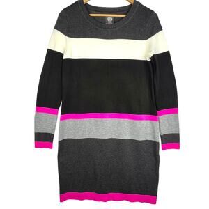 Vince Camuto Striped Sweater Dress M